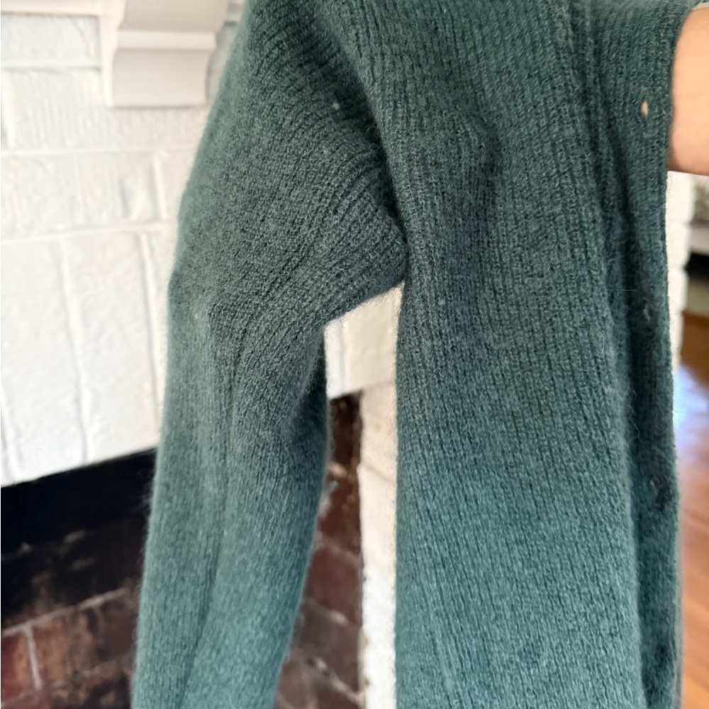 Sezane Teal Gaspard Cardigan - Picture 7 of 13